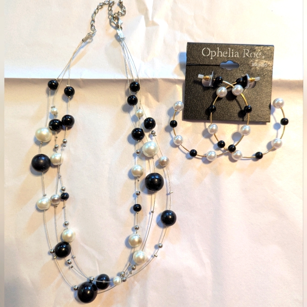 Ophelia Roe Earrings And Necklace Set